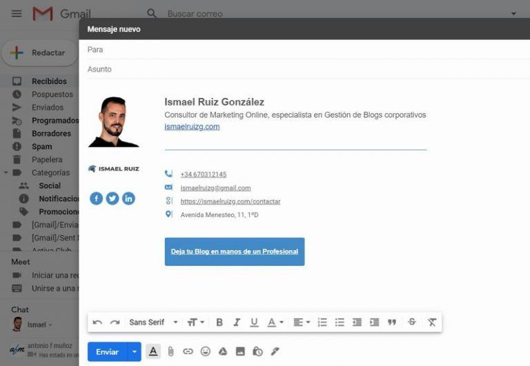Firma email HTML ¿cómo crearla para tu correo corporativo? Firma email HTML ¿cómo crearla para tu correo corporativo?